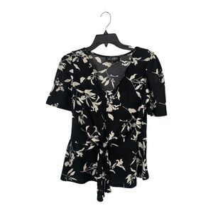 Women’s Black Floral Size Large